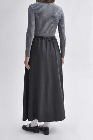 A-Line Skirt Anthracite - 9