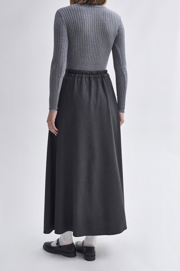 A-Line Skirt Anthracite - 9