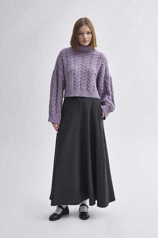 A-Line Skirt Anthracite - 1