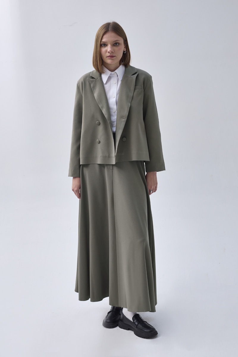 A-Line Skirt Sage Green