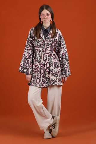 Zulays - Aden Kimono Takım Pembe