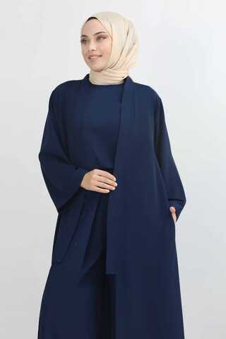 Aisha Triple Suit Navy Blue - 4