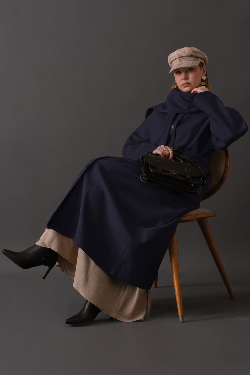 Atkılı Kaban Lacivert