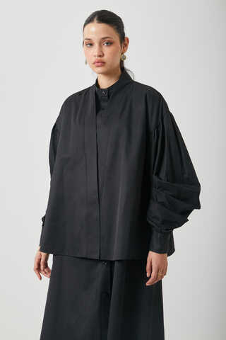 Balon Kol Jile Takım Siyah - 7