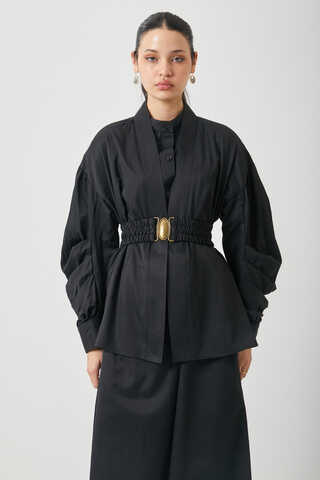 Balon Kol Jile Takım Siyah - 14