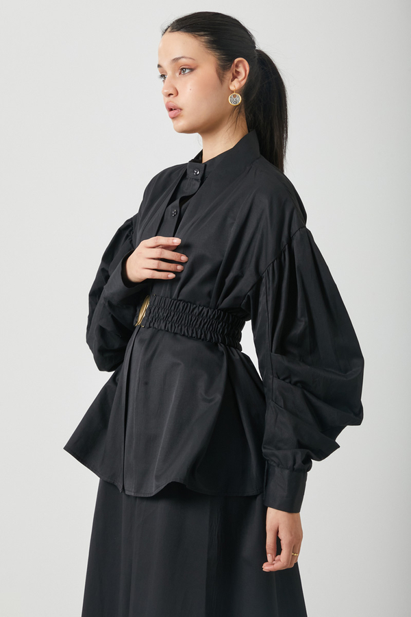 Balon Kol Jile Takım Siyah - 17