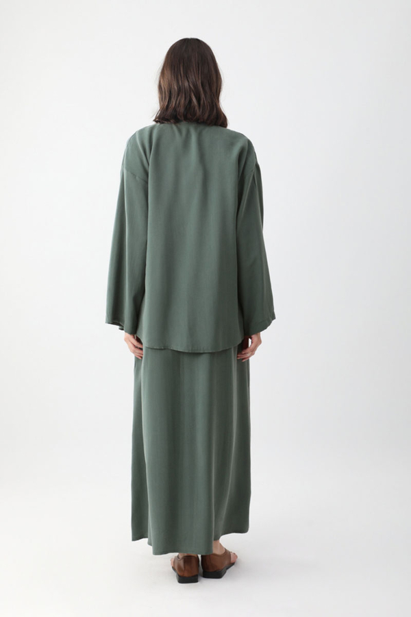 Beaded Jilbab Set Petrol - 11