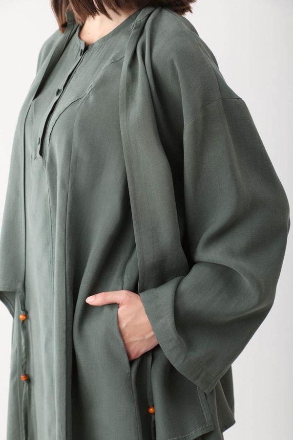 Beaded Jilbab Set Petrol - 9