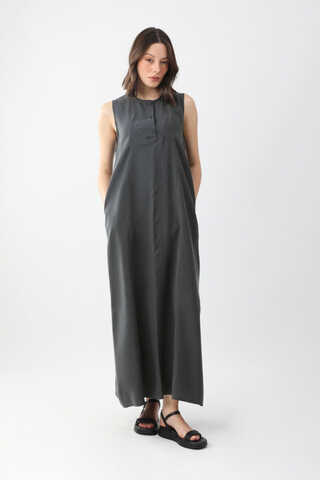 Boncuklu Jile Takım Antrasit - 5