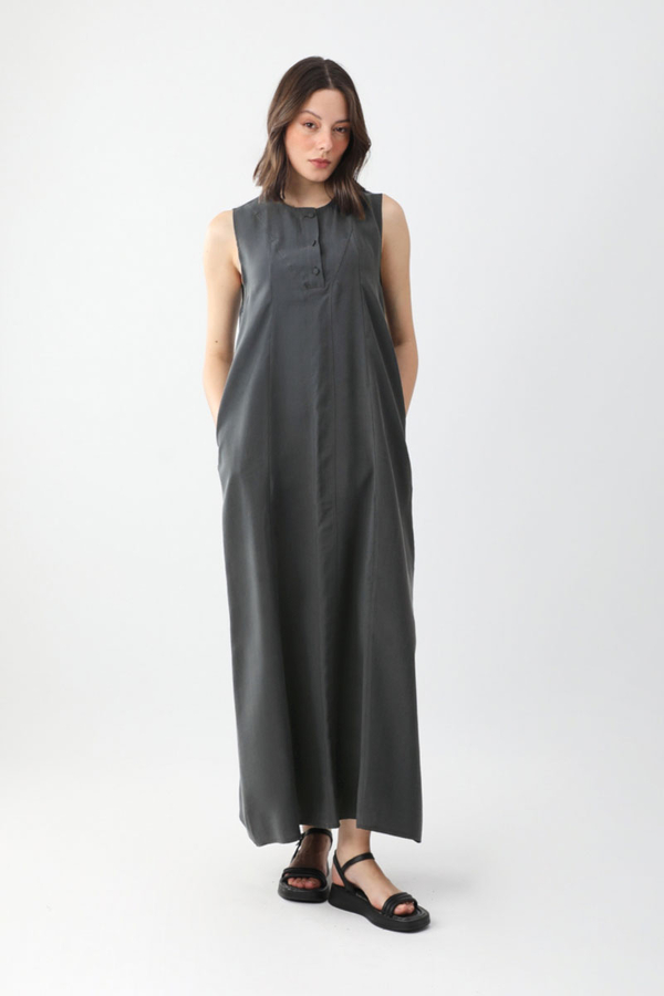 Boncuklu Jile Takım Antrasit - 5