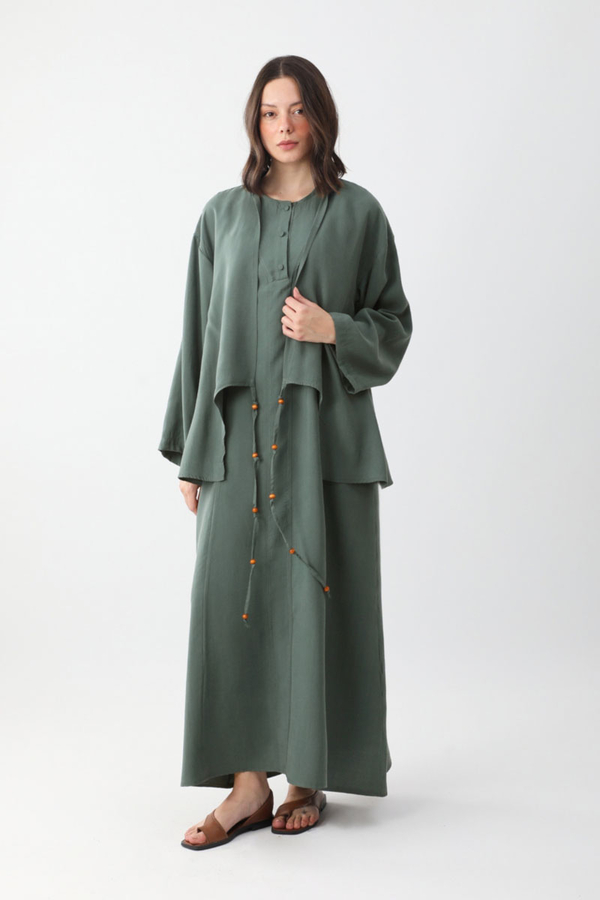 Boncuklu Jile Takım Petrol - 2