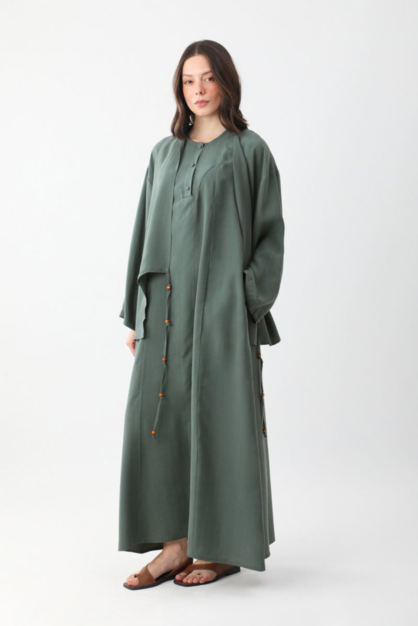 Boncuklu Jile Takım Petrol - 7