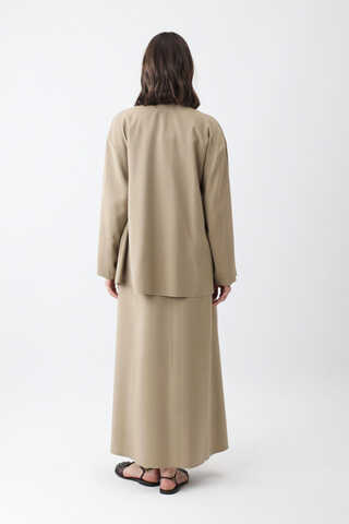 Boncuklu Jile Takım Vizon - 8