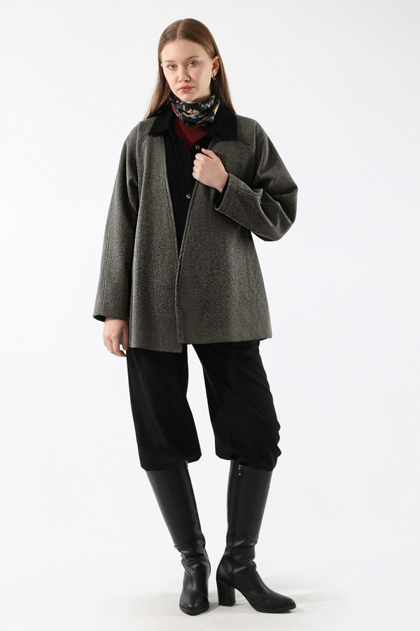 Cachet Short Jacket Anthracite - 1