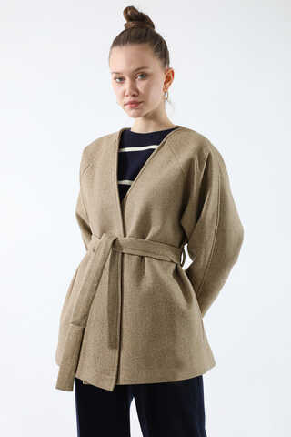 Cachet Short Jacket Camel - 2