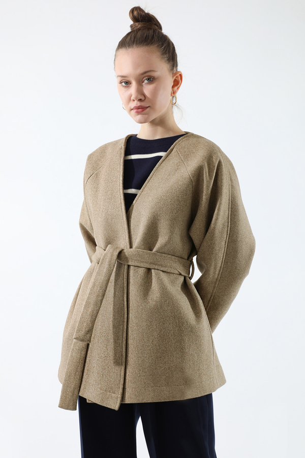 Cachet Short Jacket Camel - 2