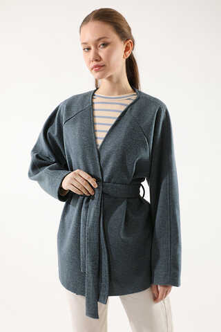 Cachet Short Jacket İndigo - 2