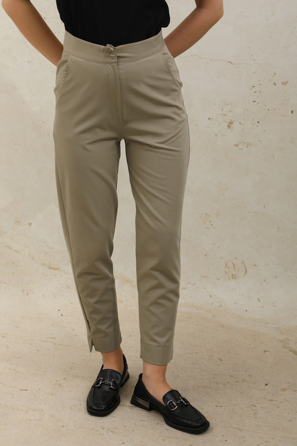 Cigarette Trousers Mink - 3