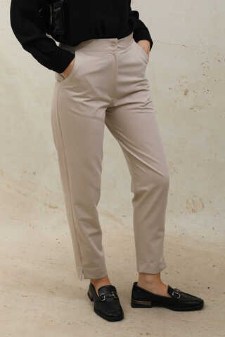Cigarette Trousers Stone - 3