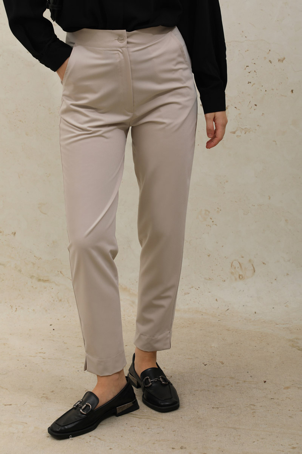Cigarette Trousers Stone - 4