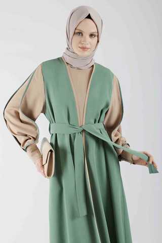 Dress Abaya Suit Dark Mint - 2
