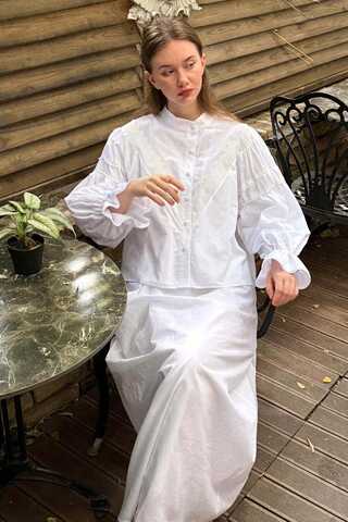 Duru Lace Shirt White - 3