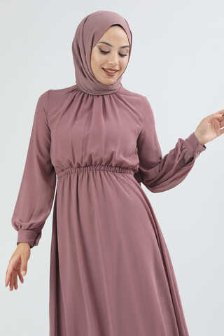 Elsa Dress dried rose - 5