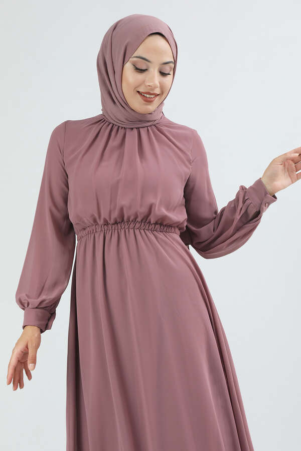 Elsa Dress dried rose - 5