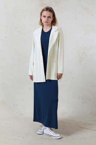 Fleto Pocket Linen Jacket Green - 2