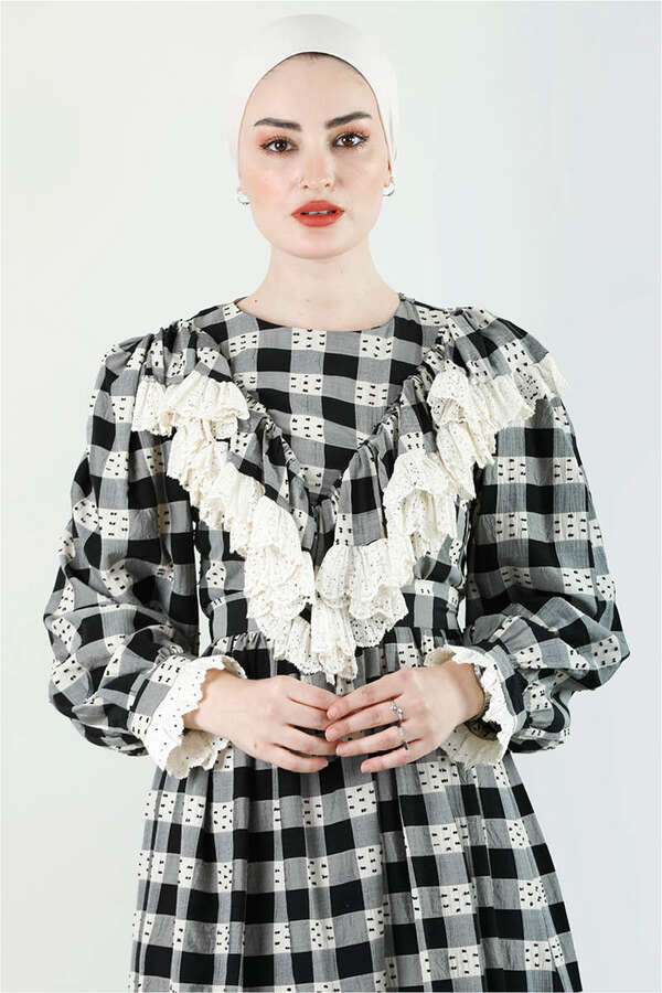 Fransız Model Elbise Siyah