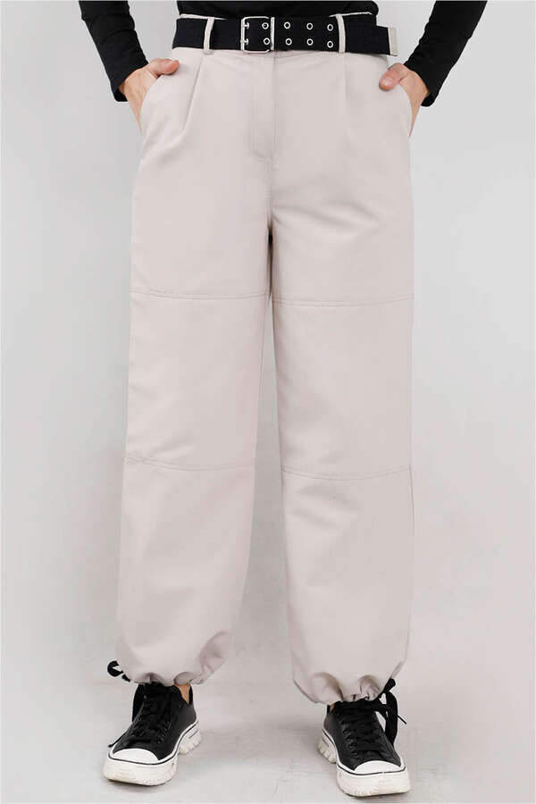 Gabardin Kargo Pantolon Çakıl