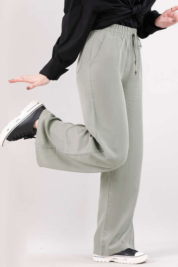 Geniş Paça Pantolon Mint