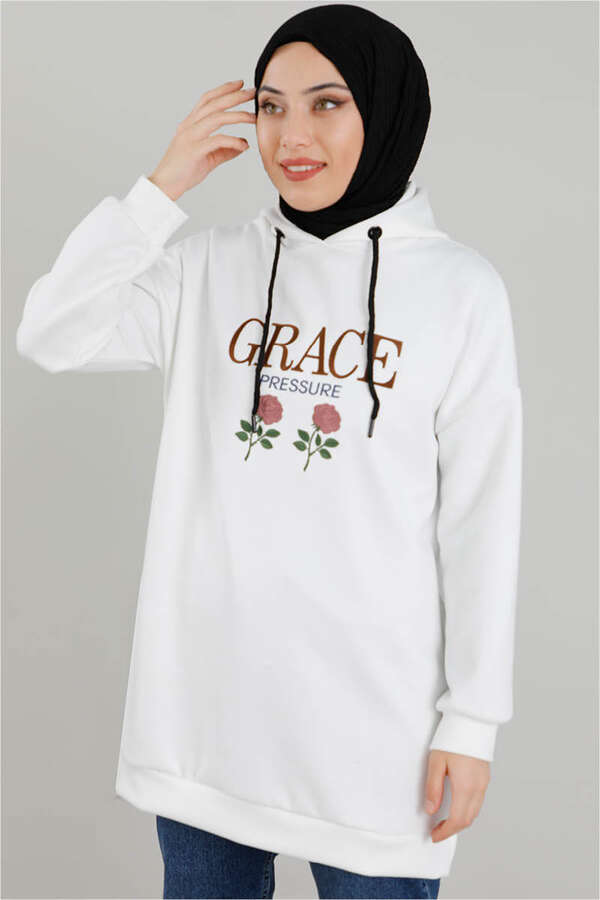 Grace Sweat Beyaz