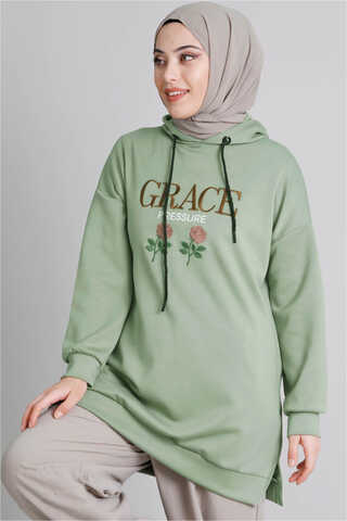 Grace Sweat Yeşil - Thumbnail