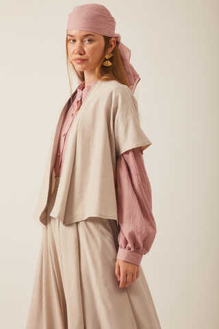 Hasır Biyeli Etek Takım Taş - 12