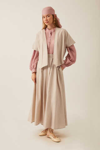 Hasır Biyeli Etek Takım Taş - 1