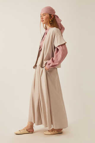 Hasır Biyeli Etek Takım Taş - 3