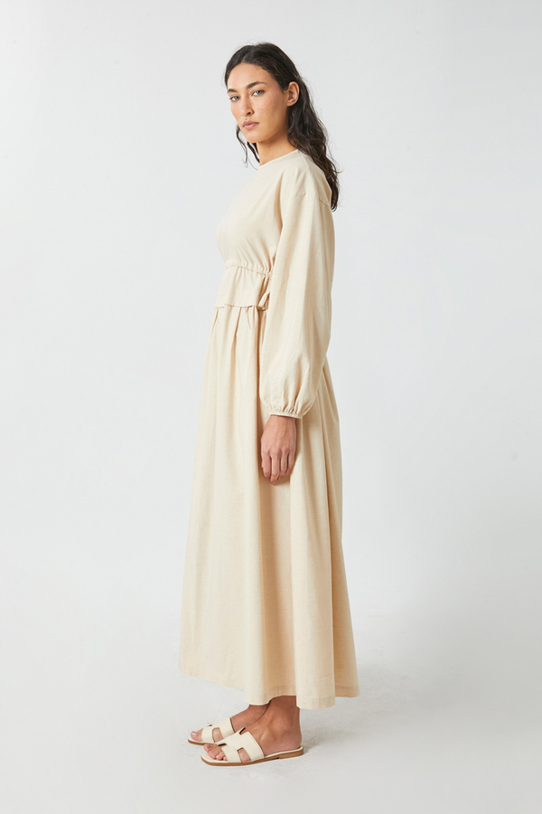 İynem Keten Elbise Taş - 13