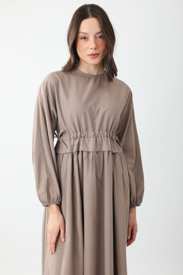 Iynem Linen Dress Vizon - 10