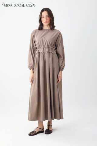 Iynem Linen Dress Vizon - 5