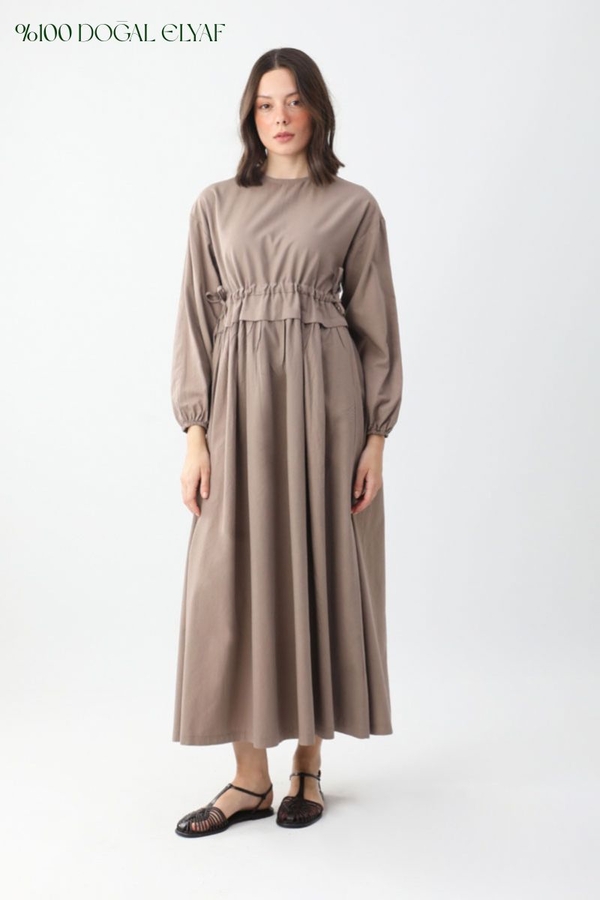Iynem Linen Dress Vizon - 5