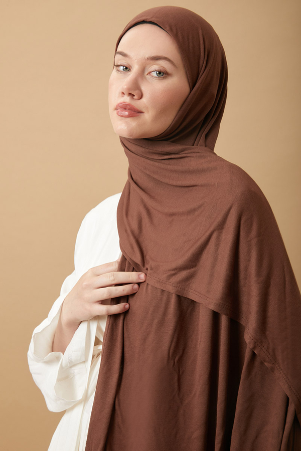 Jersey Scarf Brown 