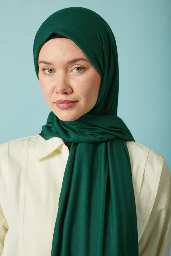 Jersey Scarf Emerald - 1