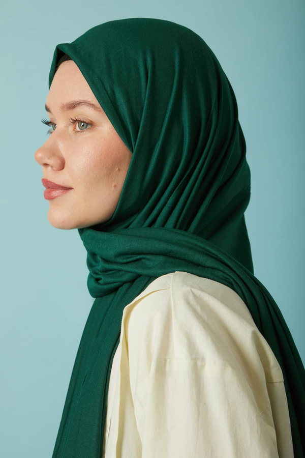 Jersey Scarf Emerald - 3
