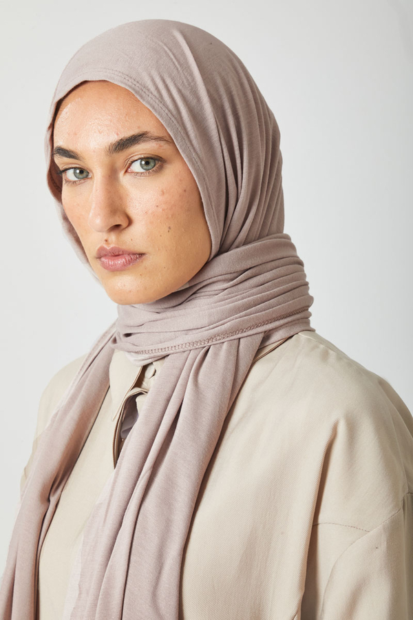 Jersey Scarf Taupe