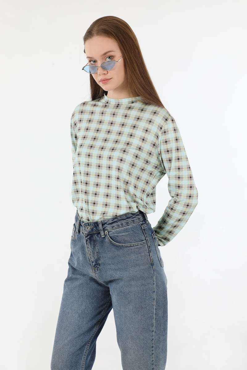 Karışık Desenli Body Mint