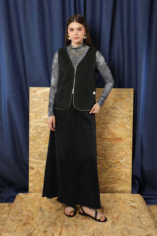 Kot Yelek Çanta Siyah - 7