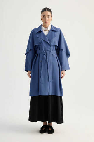 Laçin Trençkot İndigo - 2