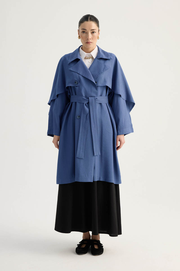 Laçin Trençkot İndigo - 2