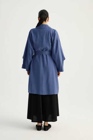 Laçin Trençkot İndigo - 12